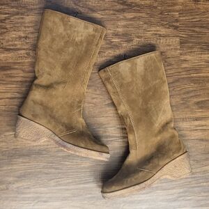 Vintage Salamandar Normalschaft Knee High Boots Size 1/2